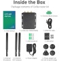 GL-X300B (Collie) 4G LTE VPN Industrial Wireless Gateway, Antena Externa de Banda Completa 4G, Hardware Vigilante, cifrado DNS,