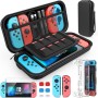 HEYSTOP - Funda Compatible con Nintendo Switch, Funda de Transporte con Funda para Interruptor, Protector de Pantalla HD Switch,