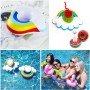 QEEQPF Juego de portavasos Inflable de 6 Piezas, Soporte para Bebidas para bañera de hidromasaje, Juguetes inflables para