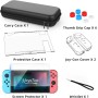 HEYSTOP - Funda Compatible con Nintendo Switch, Funda de Transporte con Funda para Interruptor, Protector de Pantalla HD Switch,