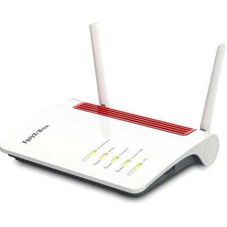 Fritz!Box 6850 LTE International - Modem LTE, Wi - Fi AC+N (866 Mbps 5 GHz y 400 Mbps 2,4 GHz) Mesh, 4 x LAN Gigabit, USB 3.0,