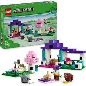 LEGO Minecraft El Santuario de Animales, Juguete de Construcción, Regalo para Niños y Niñas de 7 Años o Más y Fans del