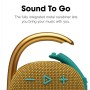 JBL Clip 4 - Mini Altavoz Bluetooth portátil, Gran Sonido y Bajos potentes, mosquetón Integrado, Impermeable IP67 y Resistente