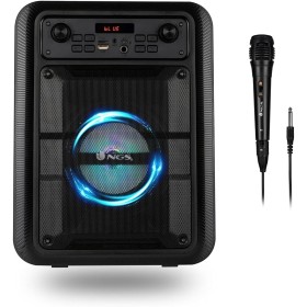 NGS ELEC-SPK-0537 Roller Lingo Black - Altavoz Portátil de 20W Compatible con Tecnología Bluetooth 5.0 y True Wireless Stereo