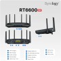 Synology RT6600ax Router WiFi6 1xWAN 3xGbE 1x2.5Gb routeur Sans Fil Tri-Bande (2,4 GHz / 5 GHz / 5 GHz) Noir
