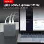 GL.iNet MT2500A (Brume 2) Mini VPN Gateway de Seguridad para la Oficina en el hogar y el Trabajo Remoto: Servidor y Cliente VPN