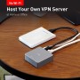 GL.iNet MT2500A (Brume 2) Mini VPN Gateway de Seguridad para la Oficina en el hogar y el Trabajo Remoto: Servidor y Cliente VPN