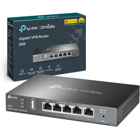 TL-R605 router Gigabit Ethernet Negro