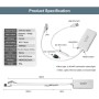 VONETS 2,4GHz Router WiFi Repetidor Ethernet de Puente Inalámbrico/Extensor de Punto de Acceso WiFi/Cobertura de señal, para