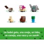 LEGO Minecraft El Santuario de Animales, Juguete de Construcción, Regalo para Niños y Niñas de 7 Años o Más y Fans del