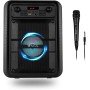 NGS ELEC-SPK-0537 Roller Lingo Black - Altavoz Portátil de 20W Compatible con Tecnología Bluetooth 5.0 y True Wireless Stereo
