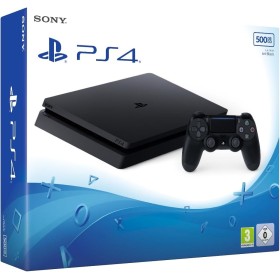 Playstation 4 Consola versión Slim (PS4)| Capacidad 500GB | Chasis tipo F | Color negro