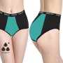 Bragas Menstruales absorbentes 2 tampones - Lavables - Algodón - Ecológicas - Menstruación - Bragas de reglas Flujo Periódico de