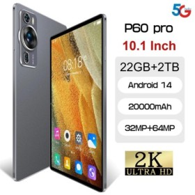 Tableta P60PRO 5G Dual SIM Android 14 pestaña reconocimiento facial 20