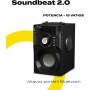 OVERMAX Soundbeat 5.0 Altavoz Bluetooth USB SD AUX Radio 20W Función Karaoke Reproducción de Audio Radio FM Mini Jack Lector de