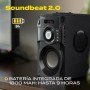 OVERMAX Soundbeat 5.0 Altavoz Bluetooth USB SD AUX Radio 20W Función Karaoke Reproducción de Audio Radio FM Mini Jack Lector de