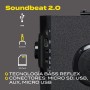 OVERMAX Soundbeat 5.0 Altavoz Bluetooth USB SD AUX Radio 20W Función Karaoke Reproducción de Audio Radio FM Mini Jack Lector de