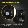 OVERMAX Soundbeat 5.0 Altavoz Bluetooth USB SD AUX Radio 20W Función Karaoke Reproducción de Audio Radio FM Mini Jack Lector de
