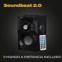 OVERMAX Soundbeat 5.0 Altavoz Bluetooth USB SD AUX Radio 20W Función Karaoke Reproducción de Audio Radio FM Mini Jack Lector de