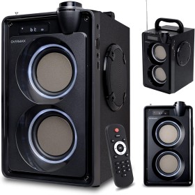 OVERMAX Soundbeat 5.0 Altavoz Bluetooth USB SD AUX Radio 20W Función Karaoke Reproducción de Audio Radio FM Mini Jack Lector de