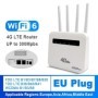 Enrutador WiFi 6 LTE con ranura para tarjeta SIM 4G, módem WiFi de 300