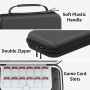 HEYSTOP Funda de Transporte para Consola Nintendo Switch 2, Estuche Protector de Viaje de Gran Capacidad con 12 Ranuras para