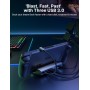 JSAUX 6 en 1 Estación de Acoplamiento Compatible con Valve Steam Deck/OLED/ASUS ROG Ally/Legion Go S/MSI Claw, con HDMI 2.0