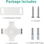 GL.iNet WiFi Router Holder Wall Mount with Screws, Compatible with GL-AR150, GL-AR150-Ext, GL-AR300M, GL-AR300M-Ext,