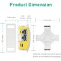 GL.iNet WiFi Router Holder Wall Mount with Screws, Compatible with GL-AR150, GL-AR150-Ext, GL-AR300M, GL-AR300M-Ext,