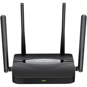 Mercusys Router Wi-Fi 7 MR25BE, WiFi de Doble Banda 3570 Mbps, 4 Puertos Gigabit, VPN, MLO, Canal de 160 MHz, botón WPS, sin