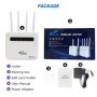 Enrutador WiFi 6 LTE con ranura para tarjeta SIM 4G, módem WiFi de 300