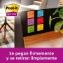 Post-it Notas Super Sticky Colección Carnival - Paquete de 12 Blocs, 90 Hojas por Bloc (76 mm x 76 mm) - Notas Autoadhesivas