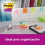 Post-it Notas Super Sticky Colección Carnival - Paquete de 12 Blocs, 90 Hojas por Bloc (76 mm x 76 mm) - Notas Autoadhesivas