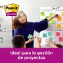 Post-it Notas Super Sticky Colección Carnival - Paquete de 12 Blocs, 90 Hojas por Bloc (76 mm x 76 mm) - Notas Autoadhesivas