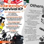 Kit de supervivencia de emergencia 280 y primeros auxilios, equipo y suministros de supervivencia para casa, bolsa EDC Go Bug