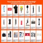 Kit de supervivencia de emergencia 280 y primeros auxilios, equipo y suministros de supervivencia para casa, bolsa EDC Go Bug