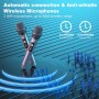 JYX Karaoke Profesional Completo con 2 Micrófonos Inalámbrico, Altavoz Bluetooth Karaoke Sistema de PA Portátil Recargable,TWS,