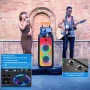 JYX Karaoke Profesional Completo con 2 Micrófonos Inalámbrico, Altavoz Bluetooth Karaoke Sistema de PA Portátil Recargable,TWS,