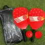 Juego de remo para niños, raqueta de pelota de pepino, raqueta de tenis de mesa profesional, maletín de almacenamiento compacto,