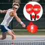 Juego de remo para niños, raqueta de pelota de pepino, raqueta de tenis de mesa profesional, maletín de almacenamiento compacto,