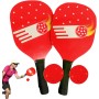 Juego de remo para niños, raqueta de pelota de pepino, raqueta de tenis de mesa profesional, maletín de almacenamiento compacto,