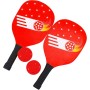 Juego de remo para niños, raqueta de pelota de pepino, raqueta de tenis de mesa profesional, maletín de almacenamiento compacto,
