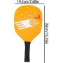 Juego de remo para niños, raqueta de pelota de pepino, raqueta de tenis de mesa profesional, maletín de almacenamiento compacto,