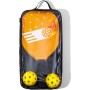 Juego de remo para niños, raqueta de pelota de pepino, raqueta de tenis de mesa profesional, maletín de almacenamiento compacto,