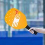 Juego de remo para niños, raqueta de pelota de pepino, raqueta de tenis de mesa profesional, maletín de almacenamiento compacto,