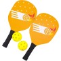 Juego de remo para niños, raqueta de pelota de pepino, raqueta de tenis de mesa profesional, maletín de almacenamiento compacto,