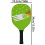 Juego de remo para niños, raqueta de pelota de pepino, raqueta de tenis de mesa profesional, maletín de almacenamiento compacto,