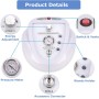 45W Dispositivo profesional de dermoabrasión, 65-68cmHg Dispositivo de microdermoabrasión, microdermoabrasión de diamante,