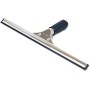 GBPro - Limpiacristales Profesional de Acero Inoxidable (15 cm) con Cuchilla de Goma - Equipo de Limpieza de Ventanas