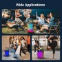 Equipo de Karaoke Profesional Inalámbrico, TONOR Bluetooth Sistema PA, Altavoz Portátil con Dos Micrófonos Inalámbricos, Bola
